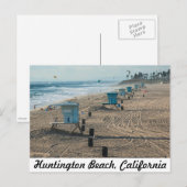 Carte postale Huntington Beach, Californie (Devant / Derrière)