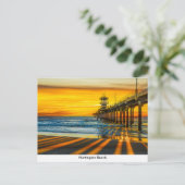 Carte postale Huntington Beach Pier (Debout devant)