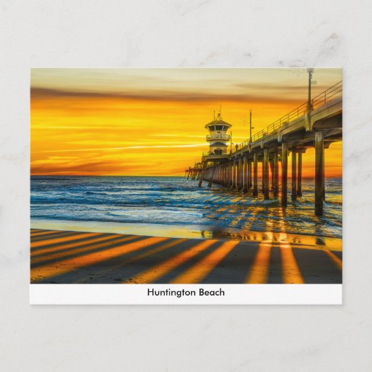 Carte postale Huntington Beach Pier (Devant)
