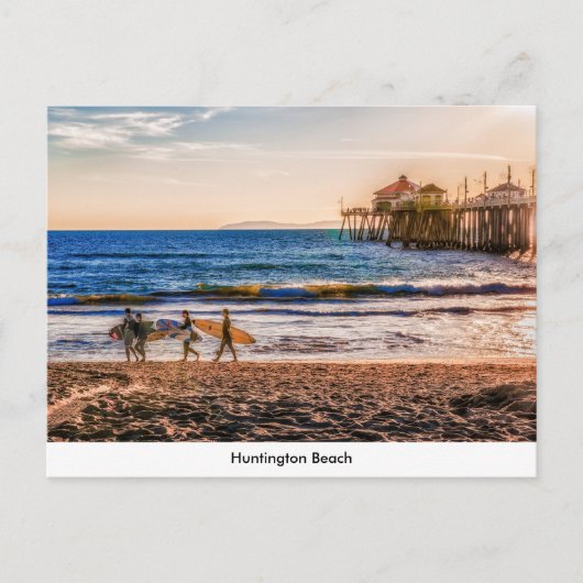 Carte postale Huntington Beach Pier (Devant)