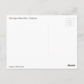 Carte Postale Huntington Beach Pier, CA (Dos)