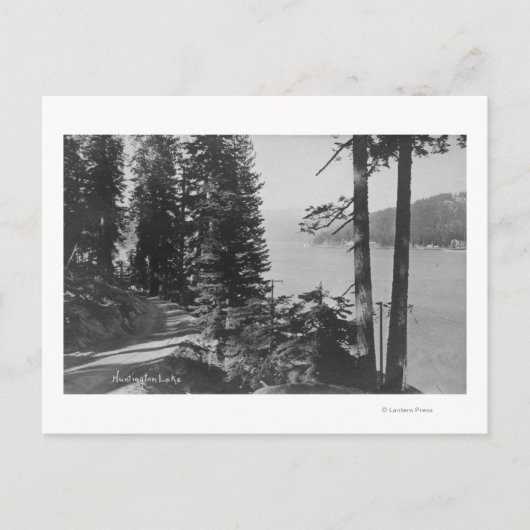 Carte Postale Huntington Lake, Californie Vue depuis Road (Devant)