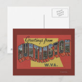 Carte Postale Huntington, Virginie-Occidentale - Grandes Scènes (Devant / Derrière)