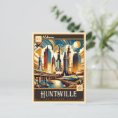 Carte Postale Huntsville, Alabama | VINTAGE (Debout devant)