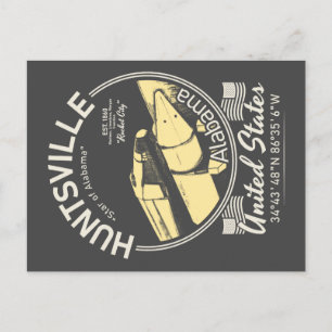 CARTE POSTALE HUNTSVILLE CITY ALABAMA - ESPACE ROCKET