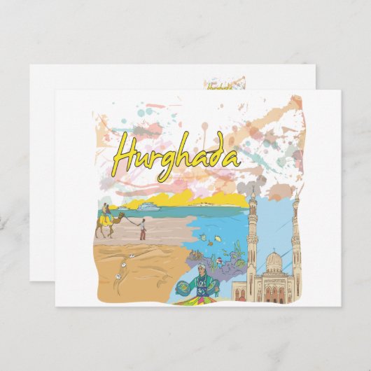 Carte Postale Hurghada (Devant / Derrière)