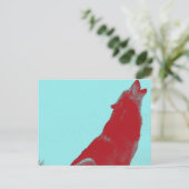 Carte Postale Hurlement de loup (Debout devant)