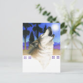 Carte Postale Hurlement de loup (Debout devant)
