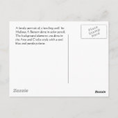 Carte Postale Hurlement de loup (Dos)