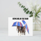 Carte postale Hurlement sous la pluie (Debout devant)