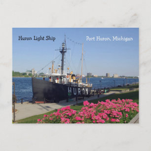 Carte postale Huron Lightship