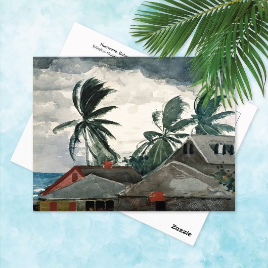 Carte Postale Hurricane Bahamas Winslow Homer