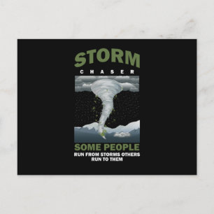 Carte Postale Hurricane Tempête Chaser Tornado Chasing Vent Cade