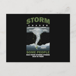 Carte Postale Hurricane Tempête Chaser Tornado Chasing Vent Cade