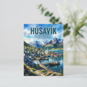 Carte Postale Húsavík Islande (Debout devant)