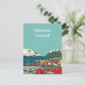 Carte Postale Húsavík, Islande Art urbain (Debout devant)