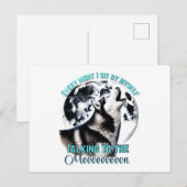 Carte postale Husky Howl (Devant / Derrière)