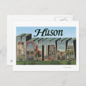 Carte Postale Huson, MontanaGrandes lettres ScènesHuson, MT (Devant / Derrière)