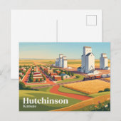 Carte Postale Hutchinson Kansas (Devant / Derrière)