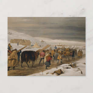 Carte Postale Huts and Warm Clothing pour l'armée, plate from 'T