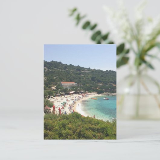 Carte Postale Hvar Island, Ranta Beach, Croatie (Debout devant)