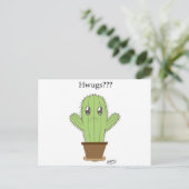 Carte Postale "Hwugs ? ? ?" Cactus (Debout devant)