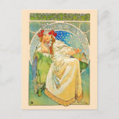 Carte Postale Hyacinth Alphonse Mucha (Devant)