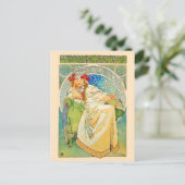 Carte Postale Hyacinth Alphonse Mucha (Debout devant)