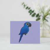 Carte Postale Hyacinth Macaw (Debout devant)