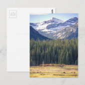 Carte Postale Hyalite Peaks Bozeman, Montana (Devant / Derrière)