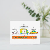 Carte Postale Hybride d'origine (Debout devant)