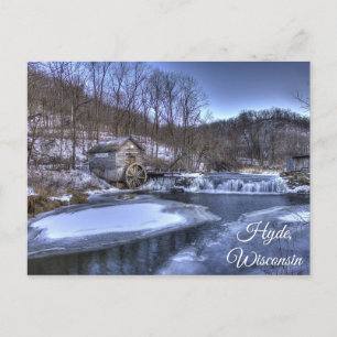 Carte postale Hyde Wisconsin Mill Vue Pittoresque