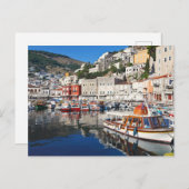 Carte Postale Hydra a certainement le port le plus pittoresque d (Devant / Derrière)