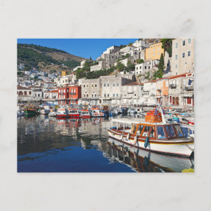 Carte Postale Hydra a certainement le port le plus pittoresque d