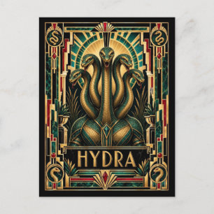 Carte Postale Hydra, Art Déco Mythique