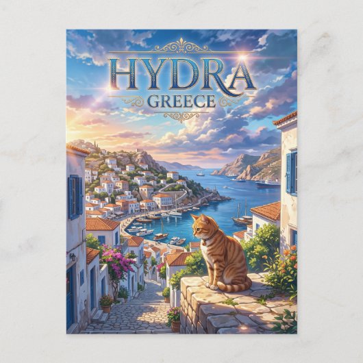 Carte Postale Hydra Grèce (Devant)