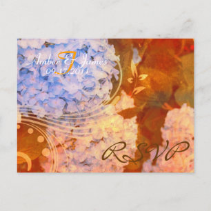 Carte postale Hydrangea Autumn RSVP