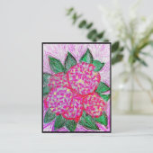 Carte Postale Hydrangea macrophylla (Debout devant)