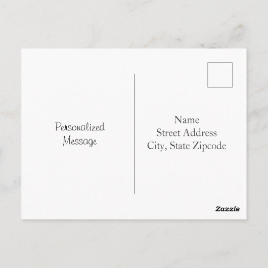 Carte Postale Hydrangée (Dos)