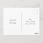 Carte Postale Hydrangée (Dos)