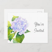 Carte Postale Hydrangée (Devant / Derrière)