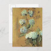 Carte Postale Hydrangée (Devant / Derrière)