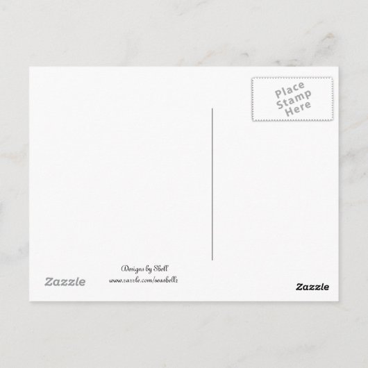 Carte Postale Hydrangée rose (Dos)