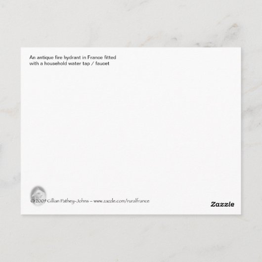 Carte Postale Hydratant (Dos)