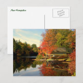 Carte Postale Hydravion du New Hampshire (Devant / Derrière)