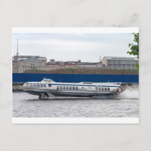 Carte Postale Hydrofoil St Petersburg Russie
