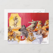 Carte Postale hyène riante (Devant / Derrière)