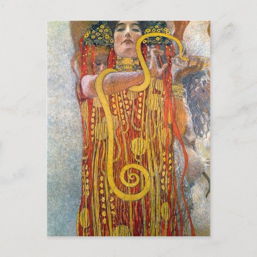 Carte Postale Hygeia par Gustav Klimt (Devant)