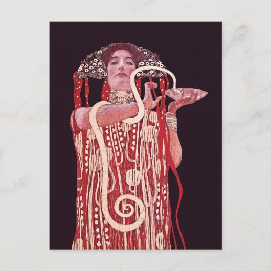 Carte Postale Hygieia par Gustav Klimt (Devant)
