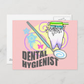 Carte Postale Hygiéniste dentaire (Devant / Derrière)